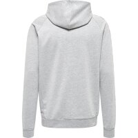 hummel Hmlmove Grid Cotton Zip Hoodie Herren - grey melange - M