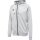 hummel Hmlmove Grid Cotton Zip Hoodie Herren - grey melange - M