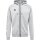 hummel Hmlmove Grid Cotton Zip Hoodie Herren - grey melange - M