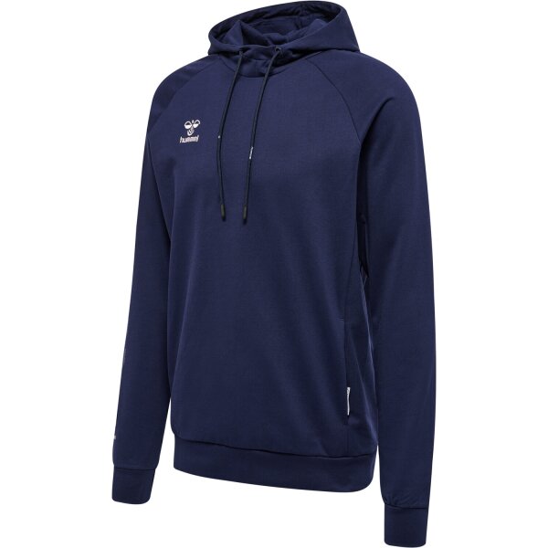 hummel Hmlmove Grid Cotton Hoodie Herren - marine - M
