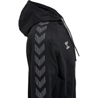 hummel Hmlmove Grid Cotton Zip Hoodie Woma Damen - black - L