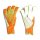 adidas Predator Edge Fingersave Pro Torwarthandschuhe - orange/weiß