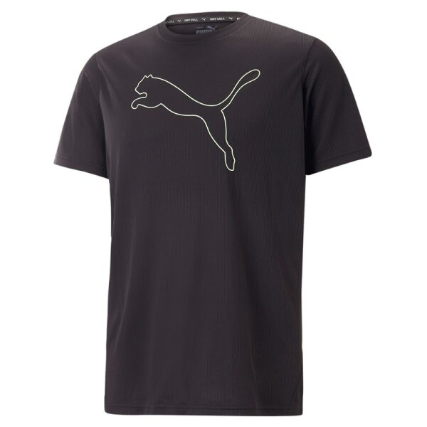 Puma Performance Cat T-Shirt Herren - schwarz-S