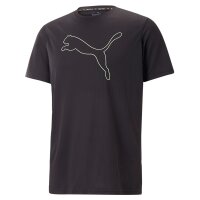 Puma Performance Cat T-Shirt Herren - schwarz-L