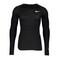 Nike Pro Langarm Funktionsshirt Herren - schwarz-4XL
