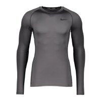 Nike Pro Langarm Funktionsshirt Herren - grau-3XL