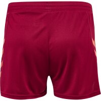 hummel Hmlongrid Poly Shorts Wo Damen - rhubarb/nasturtium