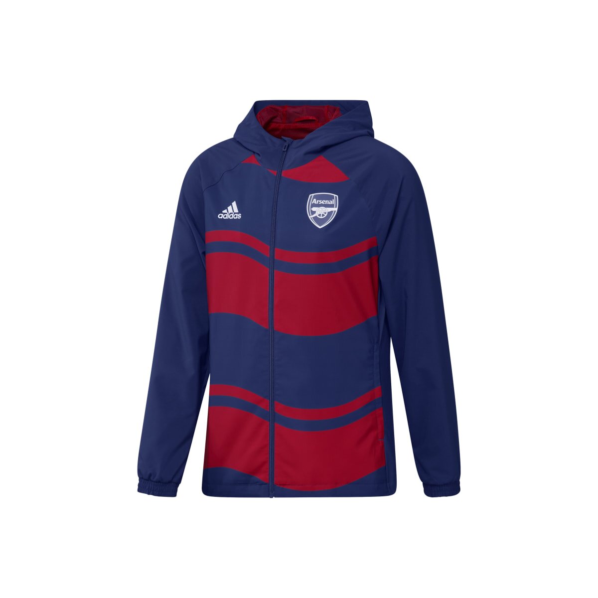 adidas FC Arsenal Windbreaker Jacke 22/23 Herren - blau/rot