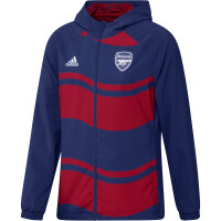 adidas FC Arsenal Windbreaker Jacke 22/23 Herren - blau/rot-L