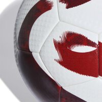 adidas Tiro League Fu&szlig;ball - wei&szlig;/rot-4