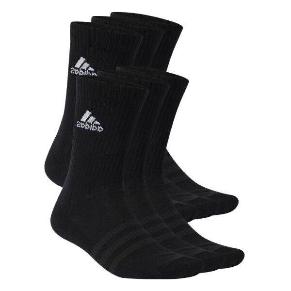 adidas Cushioned Sportswear Crew Socken, 6 Paar Herren - black