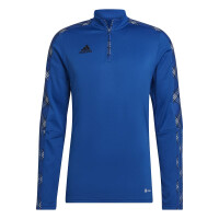adidas Tiro Fleece Mid-Layer Trainingstop Herren - blau-S