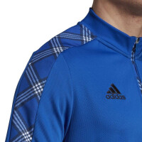 adidas Tiro Fleece Mid-Layer Trainingstop Herren - blau-S