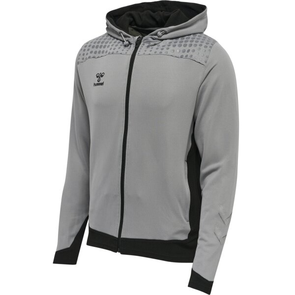 hummel Hmllead Zip Poly Hoodie - Herren - grey melange