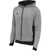 hummel Hmllead Zip Poly Hoodie - Herren - grey melange