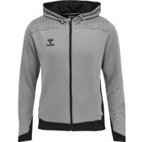hummel Hmllead Zip Poly Hoodie - Herren - grey melange