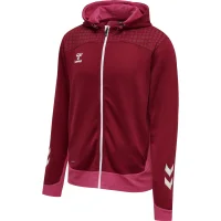hummel Hmllead Zip Poly Hoodie - Herren - biking red
