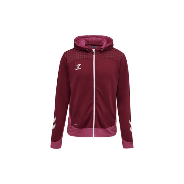 hummel Lead Zip Poly Full-Zip Hoodie Kinder - rot