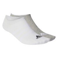 adidas Thin and Light No-Show Socken 3er Pack - weiß/grau/schwarz - 43-45
