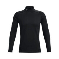 Under Armour ColdGear Fitted Langarm Shirt Herren - schwarz-M