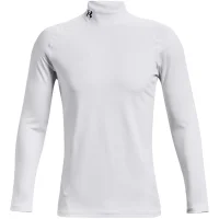 Under Armour ColdGear Fitted Langarm Shirt Herren - weiß