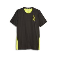 Puma Fit Triblend Ultrabreathe T-Shirt Herren - schwarz/gelb -XL