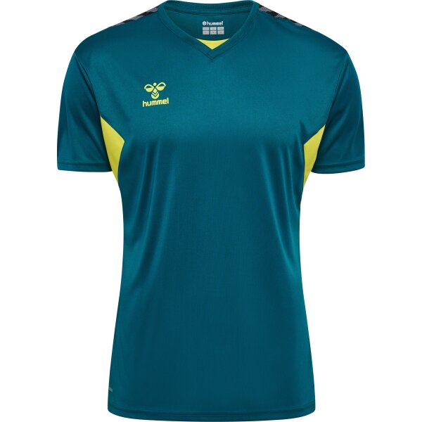 hummel Hmlauthentic Pl Trikot S/S Herren - blue coral/sulphur spr