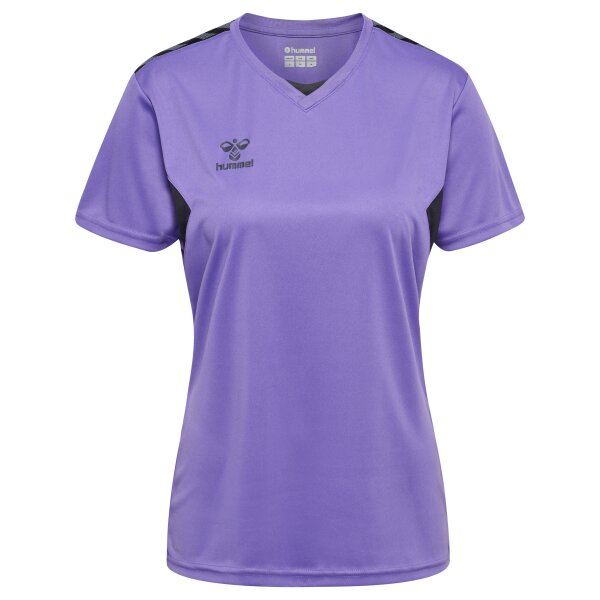 hummel Hmlauthentic Pl Trikot S/S Damen - dahlia purple/asphalt -