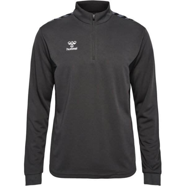 hummel Hmlauthentic Half Zip Sweat Herren - asphalt - L