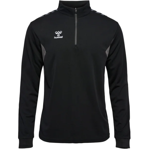 hummel Hmlauthentic Half Zip Sweat Herren - black - M