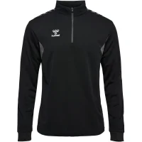 hummel Hmlauthentic Half Zip Sweat Herren - black - M
