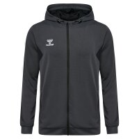 hummel Hmlauthentic Pl Zip Hoodie Herren - asphalt - S