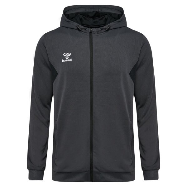 hummel Hmlauthentic Pl Zip Hoodie Herren - asphalt - M