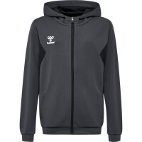hummel Hmlauthentic Pl Zip Hoodie Kinder - asphalt - 140