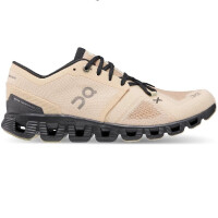 On Cloud X 3 Laufschuhe Damen - beige-38