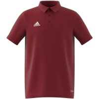 adidas Entrada 22 Poloshirt Kinder - rot