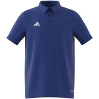 adidas Entrada 22 Poloshirt Kinder - blau