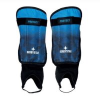 Derbystar Protect v23 Schienbeinschützer - blau/schwarz