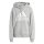 adidas Essentials Big Logo Oversized French Terry Hoodie Damen - grau/weiß -XS