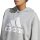 adidas Essentials Big Logo Oversized French Terry Hoodie Damen - grau/weiß -XS