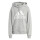 adidas Essentials Big Logo Oversized French Terry Hoodie Damen - grau/weiß -L
