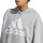 adidas Essentials Big Logo Oversized French Terry Hoodie Damen - grau/weiß -L