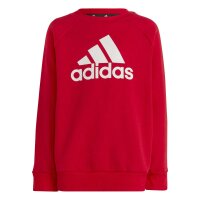 adidas Essentials Logo Fleece Jogginganzug Kinder - rot/grau -122