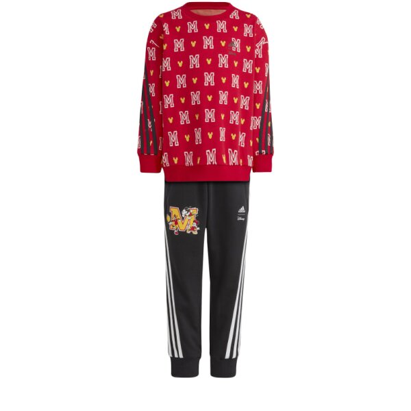adidas x Disney Micky Maus Trainingsanzug Kinder - rot/schwarz -92