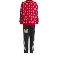 adidas x Disney Micky Maus Trainingsanzug Kinder - rot/schwarz -92