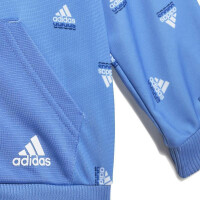 adidas Brandlove Shiny Polyester Trainingsanzug Baby - blau-92