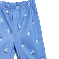 adidas Brandlove Shiny Polyester Trainingsanzug Baby - blau-92