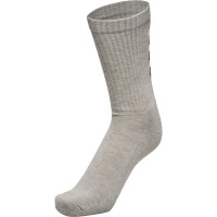 hummel Fundamental 3-Pack Socken - grey melange - 41-45