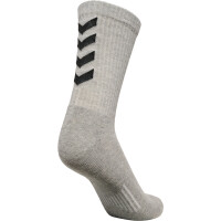 hummel Fundamental 3-Pack Socken - grey melange - 41-45