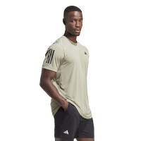 adidas Club 3-Streifen T-Shirt Herren - grau-S